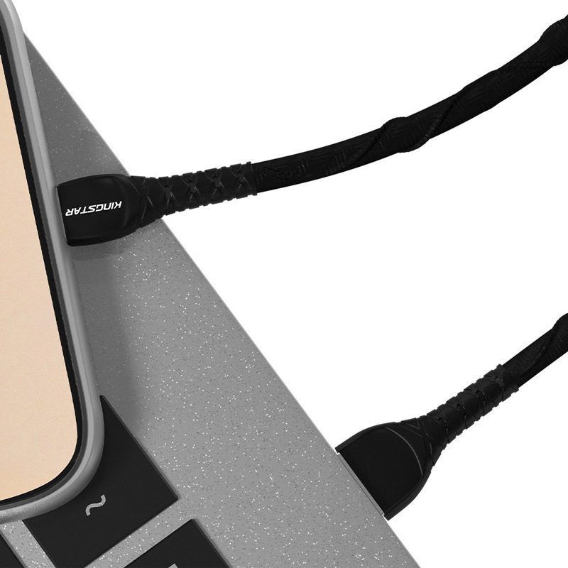 کابل آیفونی فست شارژ KingStar K118i 1.1m