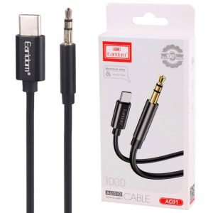 کابل تبدیل Type-C به AUX ارلدام ET-AC01