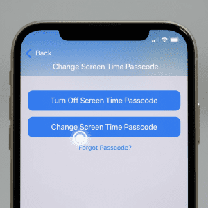 ریست یا خاموش‌کردن Screen Time هنگام فراموشی رمز